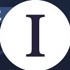 A navy blue circle features a bold, uppercase letter "I" in the center, symbolizing investigative journalism. The background is partially visible on the sides, revealing a blue gradient with a faint pattern. The image appears to be a logo or icon for a news channel.