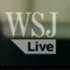 The image shows a logo with the letters "WSJ" in white, and below it, a black banner with the word "Live" in white font. The background appears blurred, possibly highlighting coverage of events like the Richmond Refinery Fire.