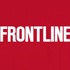 A red square with the word "FRONTLINE" in bold, white capital letters centered in the image, reminiscent of their 2011 Award from Investigative Reporters and Editors.