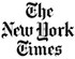 The image shows the logo of The New York Times. The logo consists of the words "The New York Times" written in a distinctive blackletter font, commonly recognized as the iconic NYT branding.