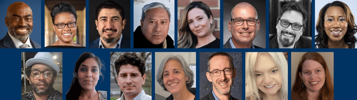 Collage of headshots of the 15 new advisory board members.