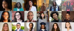 Photo collage of headshots of the 2023 Bloomberg Diversity Fellows.